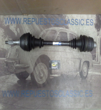 TVZHPR12 TRANSMISION PALIER D/I RENAULT 12, 15 DESDE 1980 MEDIDAS 650mm, ESTRIAS 20 LADO RUEDA Y 23 LADO CAJA