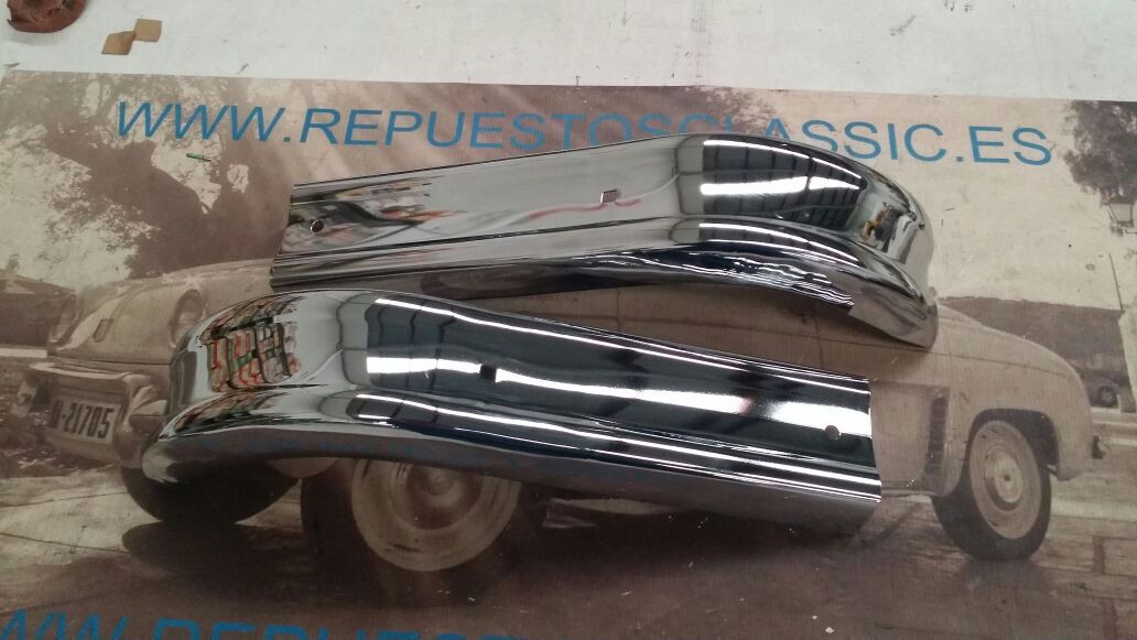 02RPT JUEGO PUNTERAS PARAGOLPES RENAULT 4, RENAULT 8 ALTA CALIDAD