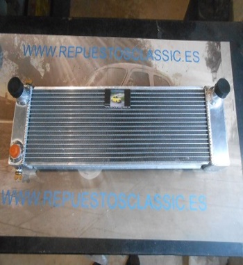 TV10422 RADIADOR DELANTERO RENAULT 8, ALPINE A110, GORDINI, 600 ABARTH MEDIDAS PANAL 580x160x60