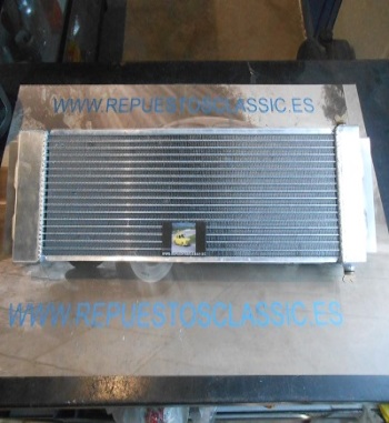 TV10422 RADIADOR DELANTERO RENAULT 8, ALPINE A110, GORDINI, 600 ABARTH MEDIDAS PANAL 580x160x60