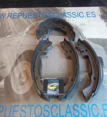 TV001022 JUEGO ZAPATAS DELANTERAS RENAULT 4, 6 DIAMETRO 228X42