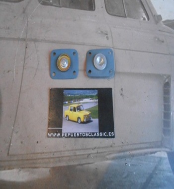 M39 MEMBRANA DIAFRAGMA INYECCIÓN MONOPUNTO WEBER TBI FIAT, SEAT, VOLKSWAGEN 39X42 mm