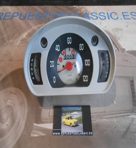 CK545 CUADRO CUENTAKILOMETROS SEAT 600 D, E NUEVO Y ORIGINAL