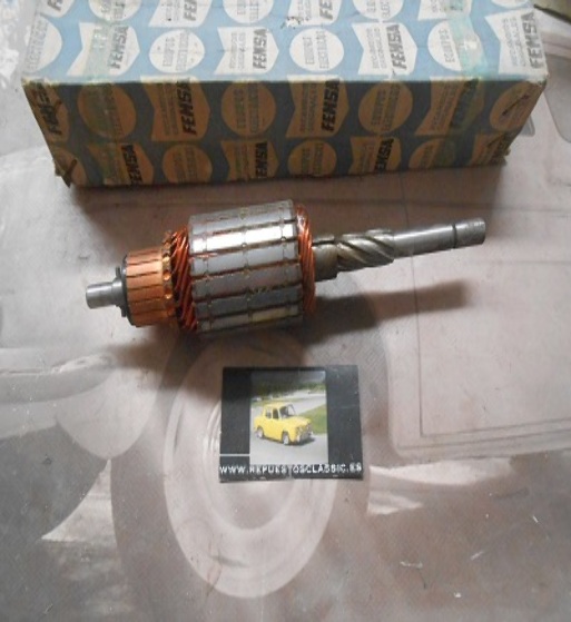 9823-2 INDUCIDO MOTOR ARRANQUE FEMSA MTA12-4 RENAULT GORDINI, 4, 8, 10