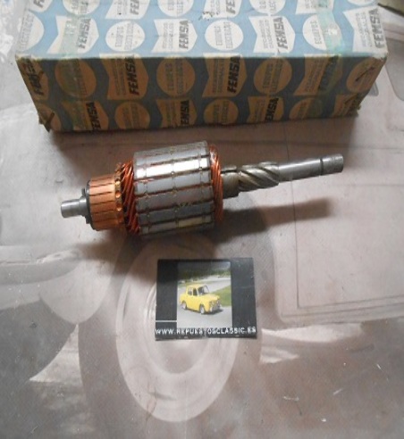 9823-2 INDUCIDO MOTOR ARRANQUE FEMSA MTA12-4 RENAULT GORDINI, 4, 8, 10