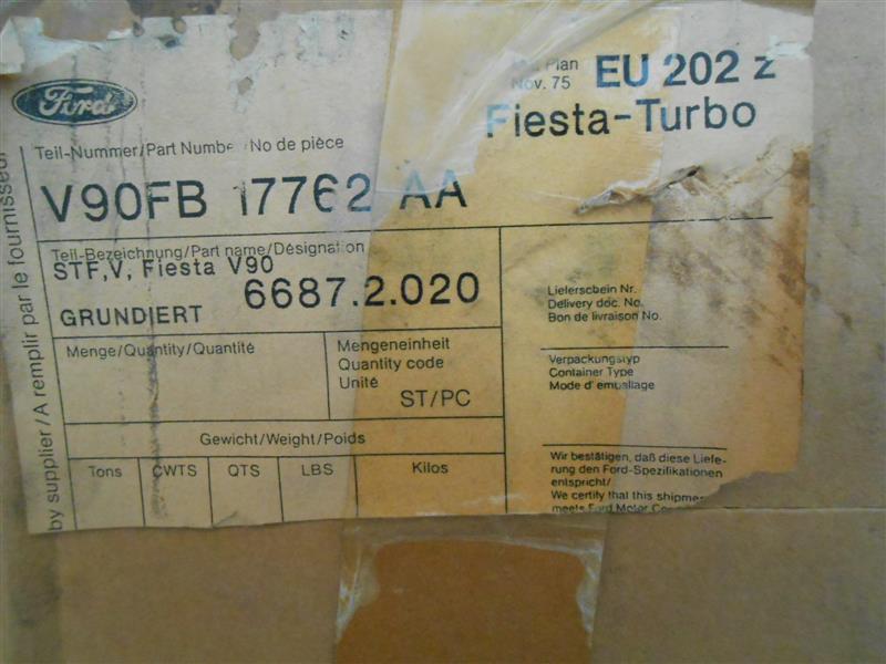 PARAGOLPES DELANTERO FORD FIESTA RS TURBO ORIGINAL FORD
