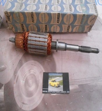 18396-1 INDUCIDO MOTOR ARRANQUE FEMSA MTU12-1 MINI 1275, COOPER, MORRIS, MG, AUSTIN 1300