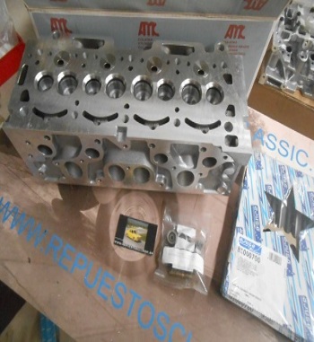 908070 CULATA CITROEN AX, PEUGEOT 106, ROVER 100, METRO MOTORES 1.4 D CON TORNILLOS