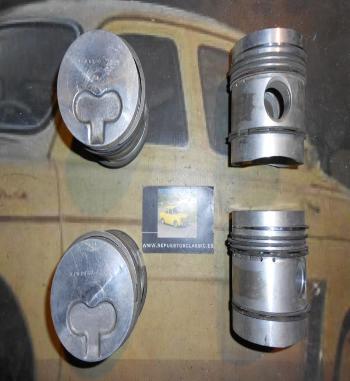 72 JUEGO PISTONES 73,53 SOBREMEDIDA +0.50 mm SAVA J4 700, 800 MOTOR 1489 cc. CON SEGMENTOS