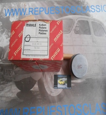73 JUEGO PISTONES FORD 74,50 MAHLE 0145801 FORD FIESTA MKIII, MKIV, ESCORT MKIV, ORION MKII MOTORES 1.3