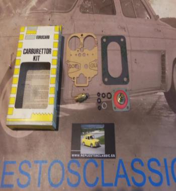 W2001 SUPER KIT REPARACION CARBURADOR WEBER 30 DGS, 30 DIC CITROEN GS, GSA, SEAT 850 ESPECIAL, 133