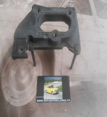 BK38 BRIDA SEPARADOR BAQUELITA CARBURADOR VOLKSWAGEN GOLF MK1, POLO 052129765C