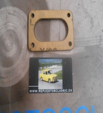 BK46 BASE CARBURADOR SEAT 850, COUPE, SPORT, SPIDER WEBER 30 DIC