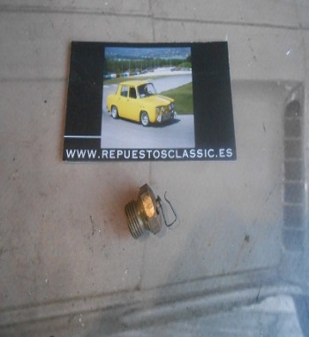 AS02 AGUJA CARBURADOR SOLEX 150 CON MUELLE, ROSCA 12x100, LONGITUD 15,7 mm PARA LLAVE DE 14 SOLEX 28, 30 PIB SEAT 600, 850
