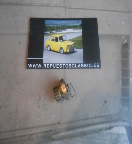 AS02 AGUJA CARBURADOR SOLEX 150 CON MUELLE, ROSCA 12x100, LONGITUD 15,7 mm PARA LLAVE DE 14 SOLEX 28, 30 PIB SEAT 600, 850