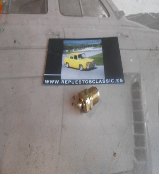AS12B AGUJA CARBURADOR SOLEX 150 ROSCA 12x125, LONGITUD 21.5 mm PARA LLAVE DE 14 SOLEX PBIC, BICSA, PBISA, DIS, SEIA, MIMAT