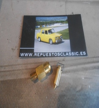 AS22 AGUJA CARBURADOR WEBER 175 SERIES ICP, DMTR, DAT, IBA, ICEV, DIR, TL SEAT 600, 850, 127, RENAULT 5, 12