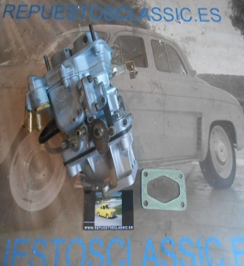CW-75 CARBURADOR WEBER 32 DMTR SEAT 127 1010 CON BASE IDEAL PREPARACIONES 127, 600 Y 850