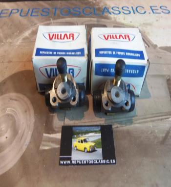 ST170 JUEGO BOMBINES FRENO TRASERO FORD FIESTA 950, 1.0, 1.1, (76>83) (15mm) ROSCA 10x100 CIERRE CONO REF VILLAR 623.5629