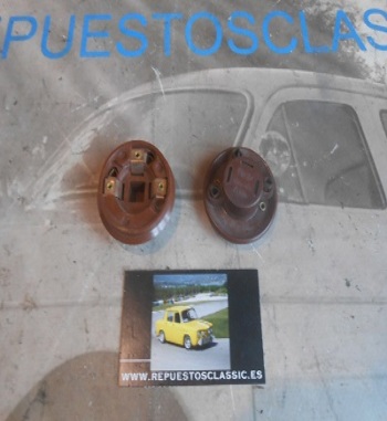 MOS22 JUEGO CASQUILLOS PORTALÁMPARAS PORTABOMBILLAS FARO SEAT 600 E, L