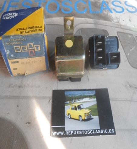 MOS30 RELE LIMPIAPARABRISAS ORIGINAL SEAT INT8A 12V 10A SEAT 850, 124, 124 SPORT, 131, 132