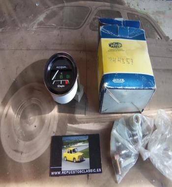 CK570 RELOJ INDICADOR TEMPERATURA AGUA SEAT, RENAULT, SIMCA, TALBOT, CITROEN Y OTROS 12v , VEGLIA 444357 , DIAMETRO 51mm