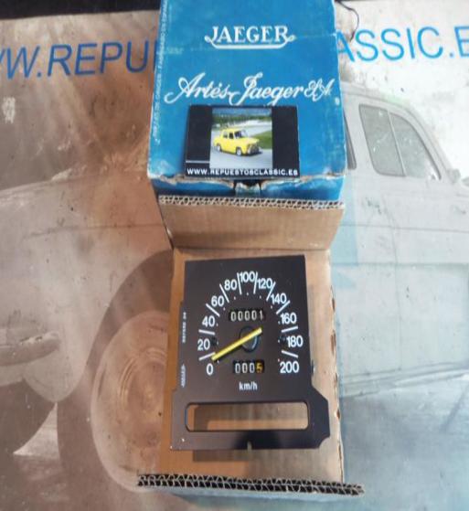 CK571 VELOCIMETRO CUENTAKILOMETROS SEAT 131 MOTOR 1600 , JAEGER 8118