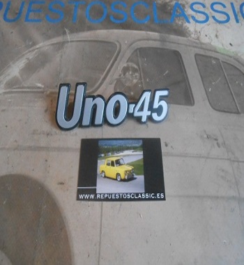 ANA386 ANAGRAMA TRASERO  FIAT UNO 45