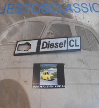 ANA387 ANAGRAMA SEAT RITMO ALETA IZQUIERDA DIESEL CL