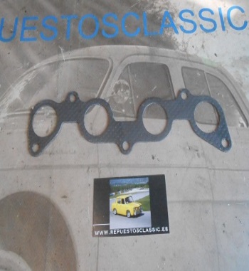 JUNTA COLECTOR ESCAPE REFORZADA ALMA METÁLICA (1,5 mm) SEAT 850, 127