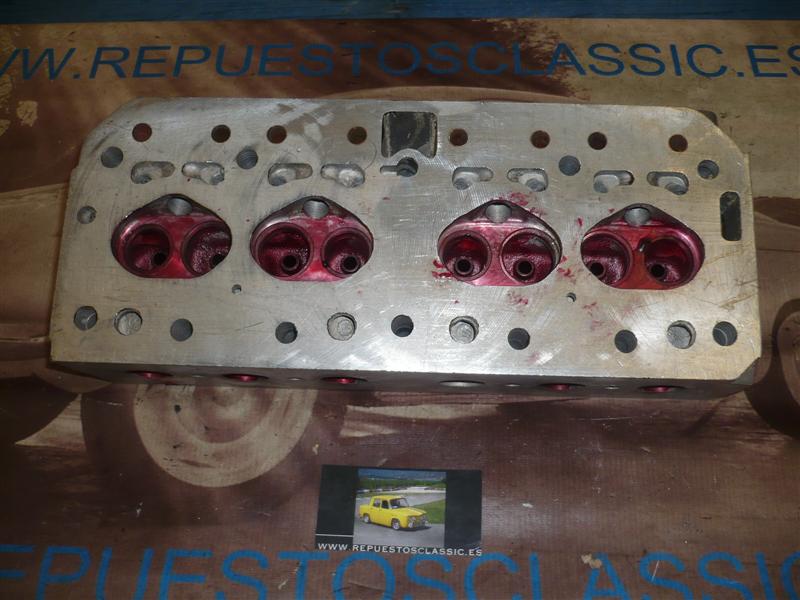 CUL15 CULATA RENAULT DAUPHINE, ONDINE, 4CV MOTOR VENTOUX VALVULAS 28,2x25x6 ALTURA 94,8