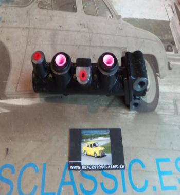 TVZHDCVLHM8 BOMBA FRENO CITROEN 2CV, MEHARI, AYU, DYANE, LIQUIDO MINERAL LHM, ROSCA M8x125 x2, CIERRE CONO