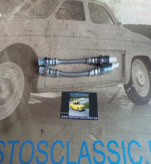 TVZHLS124TRM JUEGO LATIGUILLOS FRENO DISCOS TRASERO METALICOS SEAT 124, 1430