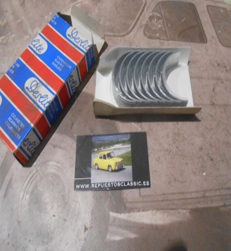 CAS127 JUEGO CASQUILLOS DE BIELA +0.20 SEAT 124, 1430