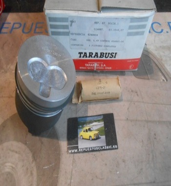 92 JUEGO PISTONES SEAT RITMO, RONDA, IBIZA, MALAGA 1.7 DIESEL MOTOR 1714 138 A 5000. 138 B 6000 83 mm +0.40
