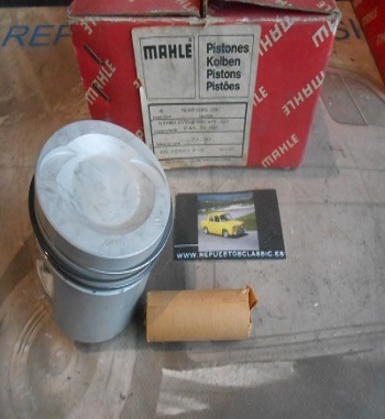 96 JUEGO PISTONES SIMCA 1000 RALLY 2, 1200, HORIZON MOTORES 371, G1, 1G4, G12, 366, 3G2 76.7 mm +0.60