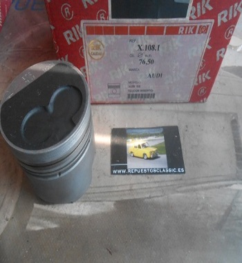 105* JUEGO PISTONES AUDI 80, 90 TD MOTORES 1.588 TURBO DIESEL HASTA 1988 76,50 mm