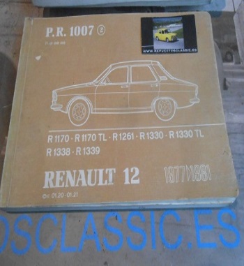 L111 CATALOGO PIEZAS DE RECAMBIO RENAULT 12 PR928 (2)