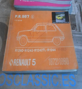 L113 CATALOGO PIEZAS DE RECAMBIO RENAULT 5 PR987 (5) 770249885