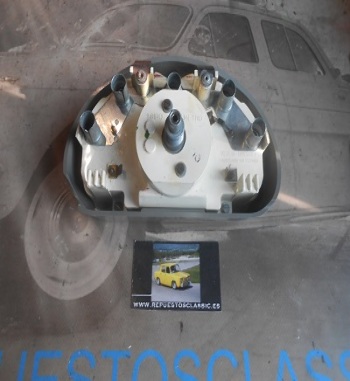 CK580 CUADRO CUENTAKILOMETROS INDICADORES SEAT 600 RESTAURADO A NUEVO