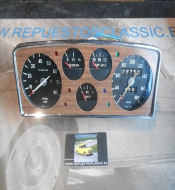 CK581 CUADRO CUENTAKILOMETROS SEAT 124 DDAUTO ORIGINAL