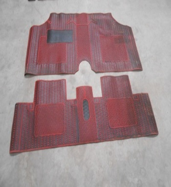 ALF48 ALFOMBRAS ESTERILLAS FORD FIESTA MKI, MKII ROJO NEGRO