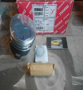 113 PISTONES CITROEN BX 1.8 TRD TURBO, 205, 309, 405 1.8 TD, XDT MOTOR 1769 XUD7TE 80 mm +0.50