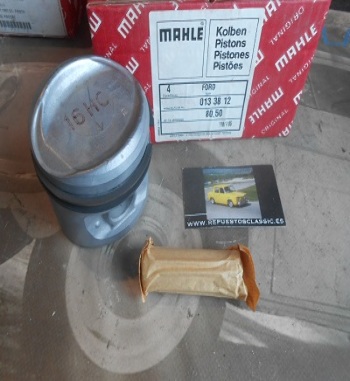 118 PISTONES FORD FIESTA XR2, ESCORT XR3, ORION MOTOR LUB 1597 cc 80 m +0.25