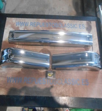 0OFI01T PARAGOLPES TRASERO RENAULT 8 1ª SERIE, R8 GORDINI, RENAULT 4 76 CM