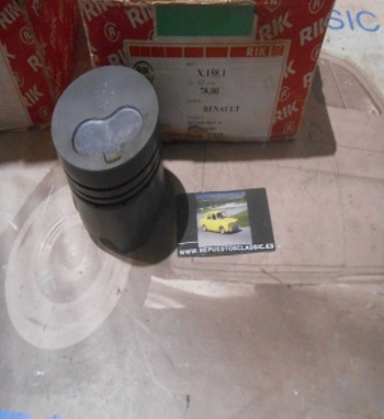 125 PISTONES RENAULT 9, 11, EXPRESS 1.6 TD, D MOTOR 1F8M-A700 1596 cc 78 mm SIN SEGMENTOS
