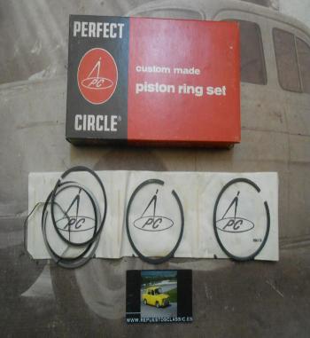 SEG41* JUEGO SEGMENTOS 4 PISTONES 77mm +0.40 SEAT 1500 , 2x2x3,97mm , MARCA SILVER PLATE