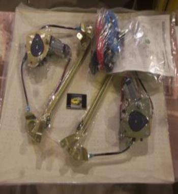 OV34 P5 JUEGO ELEVALUNAS ELECTRICOS OPEL VAUXHALL OMEGA 2/94>PUERTAS TRASERAS INCLUYE KIT DE INSTALACION COMPLETO