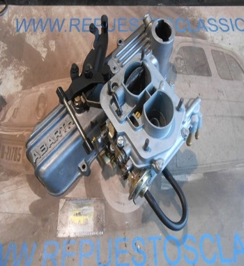 01MOS TAPA ABARTH CON BIELETAS Y CARBURADOR WEBER DMTR SEAT 600, 850, 127, PANDA 1 AÑO GARANTIA