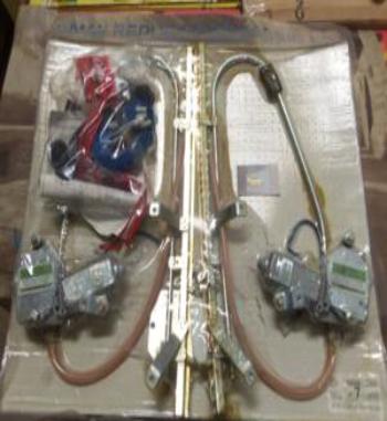AR31P8 JUEGO ELEVALUNAS ELECTRICOS ALFA ROMEO 164 1/90> PUERTAS TRASERAS INCLUYE KIT DE INSTALACION COMPLETO